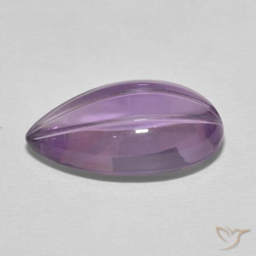 9,17 ctw natürlicher Sangria-Veilchen Amethyst, Birnenform, Transparent
