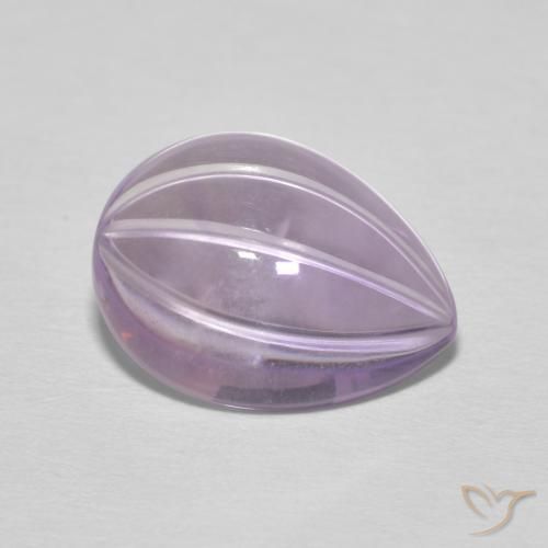 9,17 ctw natürlicher Rosaig-violett Amethyst, Birnenform, Transparent