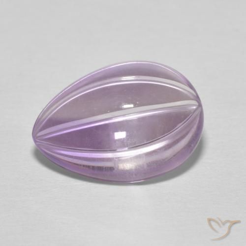 5.09ct Natürlicher Iris Violett Amethyst, Birnenform, Transparent