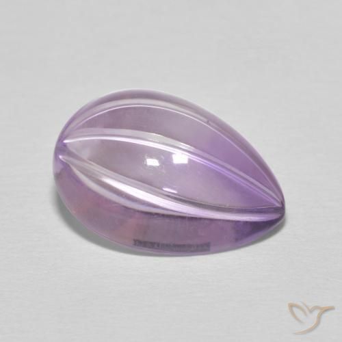9,17 ctw natürlicher Iris Violett Amethyst, Birnenform, Transparent
