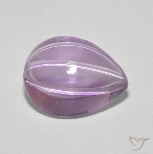 9,17 ctw natürlicher Sangria-Veilchen Amethyst, Birnenform, Transparent
