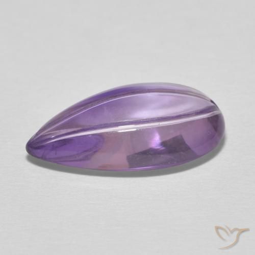 9,17 ctw natürlicher Iris Violett Amethyst, Birnenform, Transparent