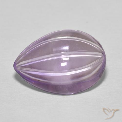 9,17 ctw natürlicher Lilaisch-violett Amethyst, Birnenform, Transparent