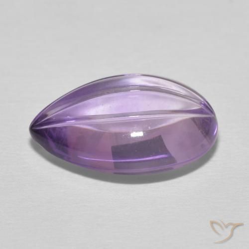 9,17 ctw natürlicher Lilaisch-violett Amethyst, Birnenform, Transparent