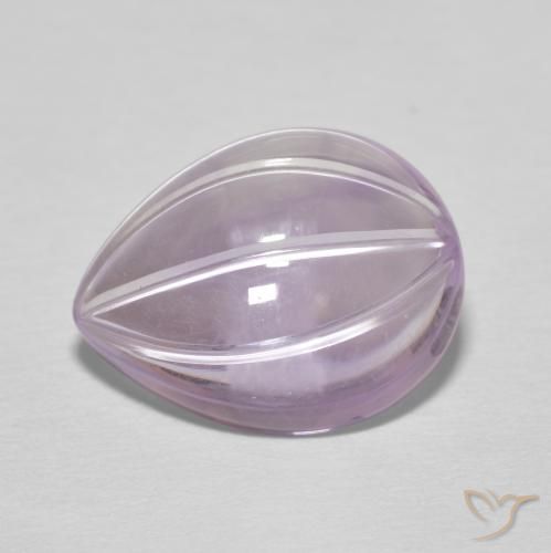 9,17 ctw natürlicher Helles Magenta Amethyst, Birnenform, Transparent