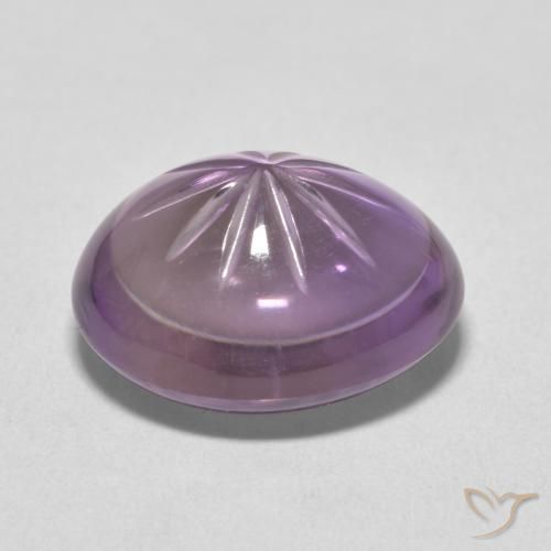 9,17 ctw natürlicher Medium Light Purplish-Violet Amethyst, Oval, Transparent