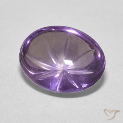 3.60ct Natürlicher tiefviolett Amethyst, Oval, Transparent