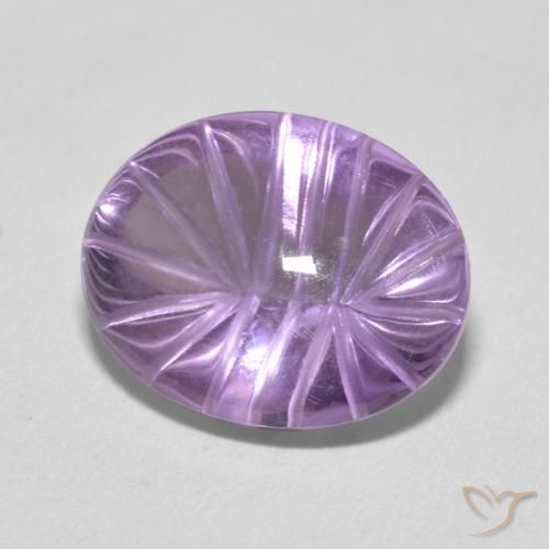 9,17 ctw natürlicher Medium Light Purplish-Violet Amethyst, Oval, Transparent