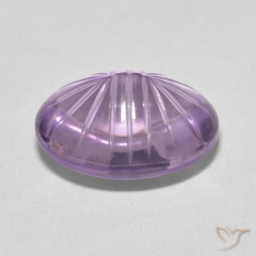 9,17 ctw natürlicher Medium Light Purplish-Violet Amethyst, Oval, Transparent