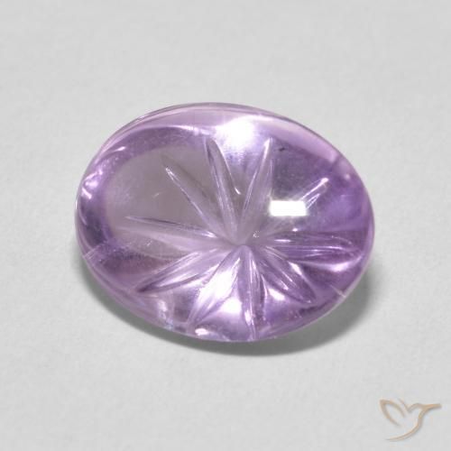 9,17 ctw natürlicher Medium Light Purplish-Violet Amethyst, Oval, Transparent