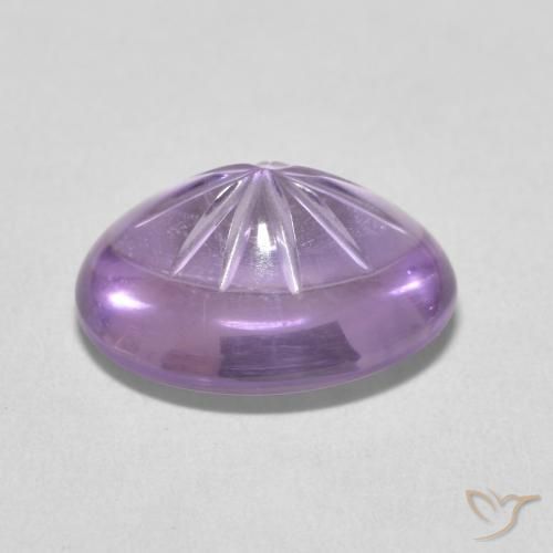 9,17 ctw natürlicher Medium Light Purplish-Violet Amethyst, Oval, Transparent