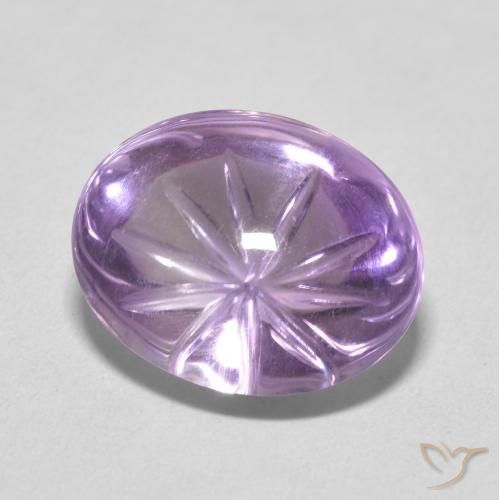 9,17 ctw natürlicher Medium Light Purplish-Violet Amethyst, Oval, Transparent