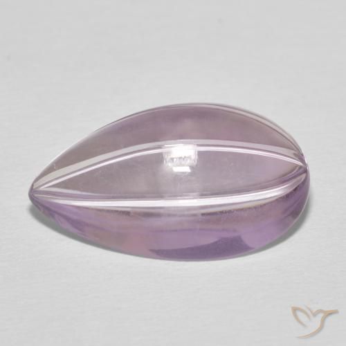 8.46ct Natürlicher Rosaig-violett Amethyst, Birnenform, Transparent