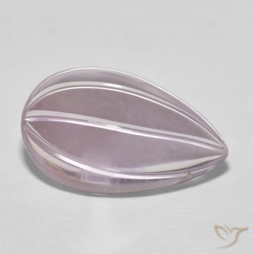 9,17 ctw natürlicher Rosaig-violett Amethyst, Birnenform, Transparent