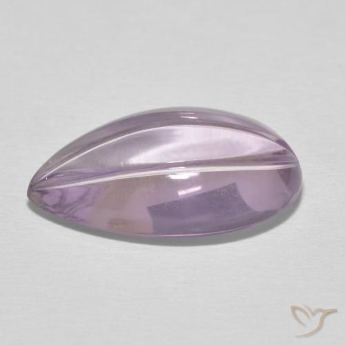 9,17 ctw natürlicher Rosaig-violett Amethyst, Birnenform, Transparent