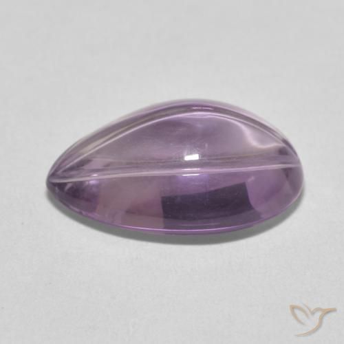 9,17 ctw natürlicher blassviolett Amethyst, Birnenform, Transparent