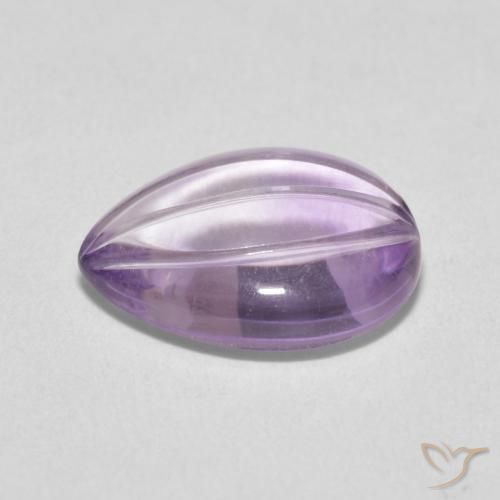 9,17 ctw natürlicher Hellrosa-Violett Amethyst, Birnenform, Transparent
