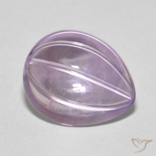 9,17 ctw natürlicher Helles Grauviolett Amethyst, Birnenform, Transparent