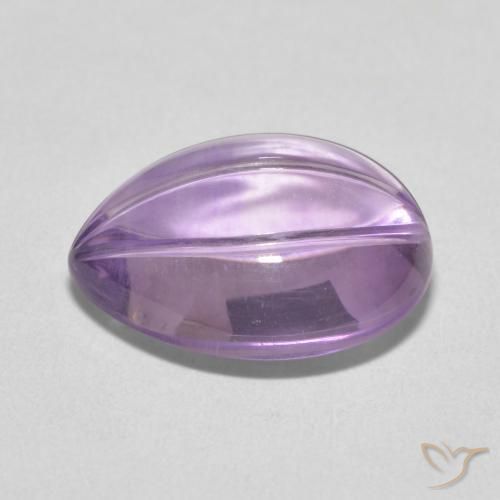 9,17 ctw natürlicher Helles Grauviolett Amethyst, Birnenform, Transparent