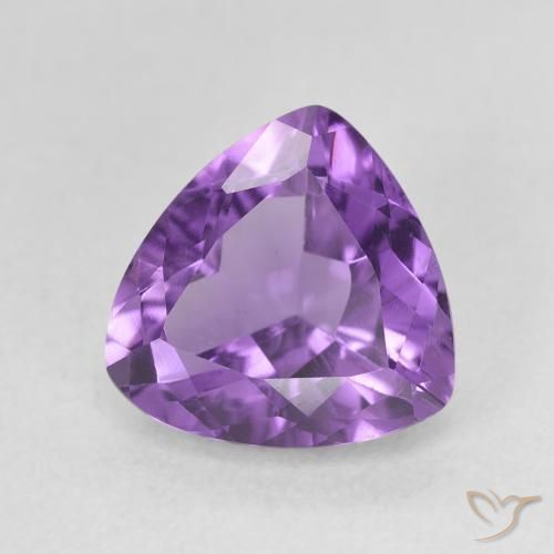 9,17 ctw natürlicher Mittelviolett Amethyst, Trillion, VVS-VS