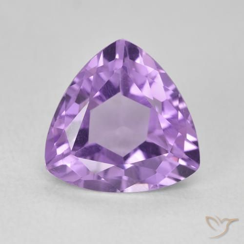 3.06ct Natürlicher Mittelviolett Amethyst, Trillion, VVS-VS