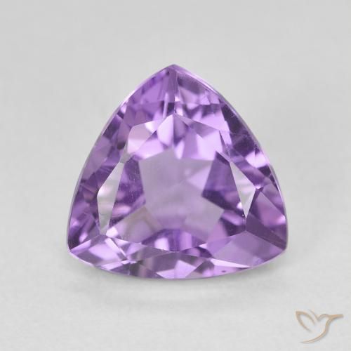 3.00ct Natürlicher Mittelviolett Amethyst, Trillion, VS