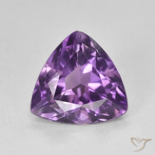 2.72ct Natürlicher Medium Light Purplish-Violet Amethyst, Trillion, VS