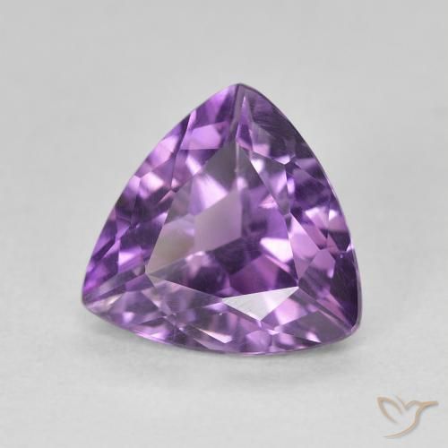 9,17 ctw natürlicher Medium Light Purplish-Violet Amethyst, Trillion, VS