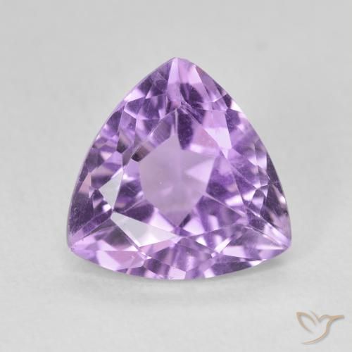 2.88ct Natürlicher Mittelviolett Amethyst, Trillion, VS