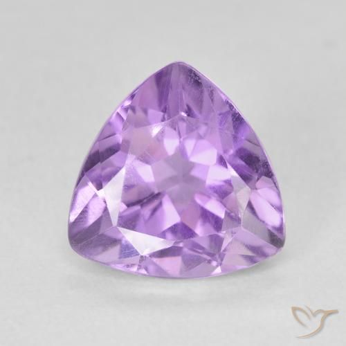 3.13ct Natürlicher Mittelviolett Amethyst, Trillion, VS