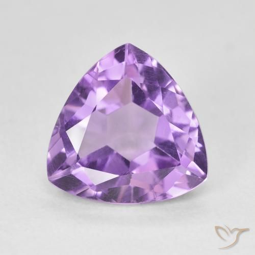 3.12ct Natürlicher Mittelviolett Amethyst, Trillion, VS