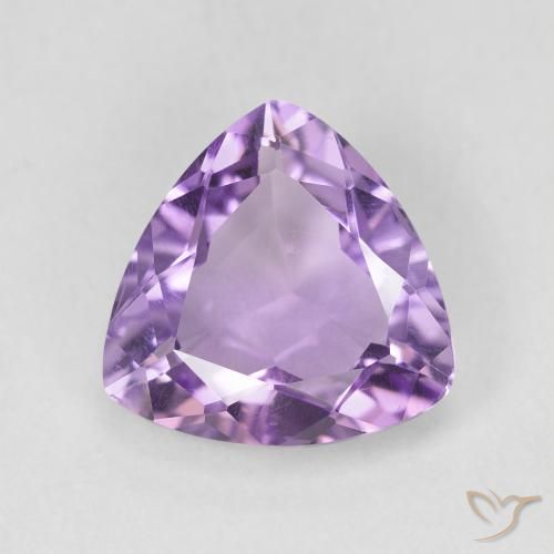 2.56ct Natürlicher Mittelviolett Amethyst, Trillion, VS