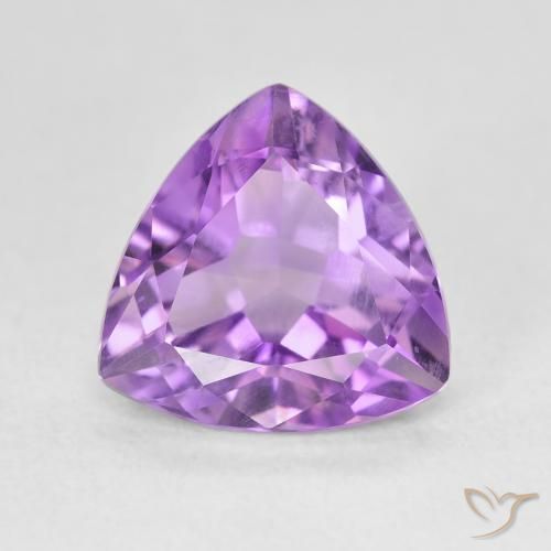 3.06ct Natürlicher Mittelviolett Amethyst, Trillion, VS