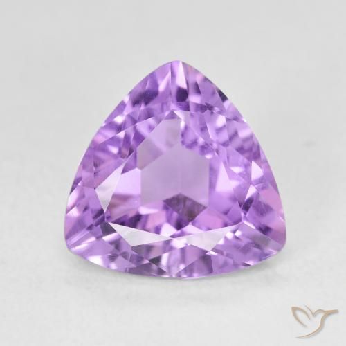2.89ct Natürlicher Rosaig-violett Amethyst, Trillion, VS