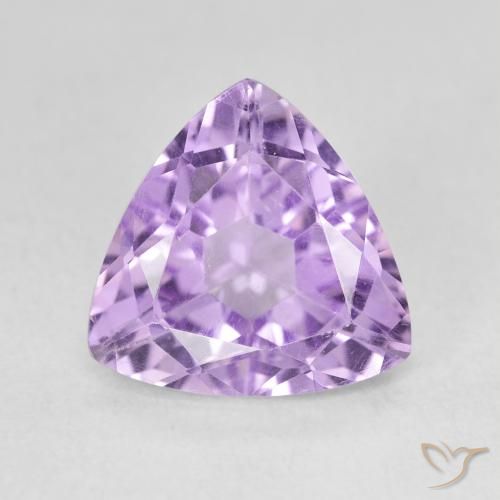 3.03ct Natürlicher Rosaig-violett Amethyst, Trillion, VS
