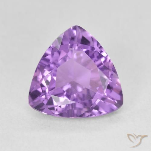 2.78ct Natürlicher Mittelviolett Amethyst, Trillion, VVS