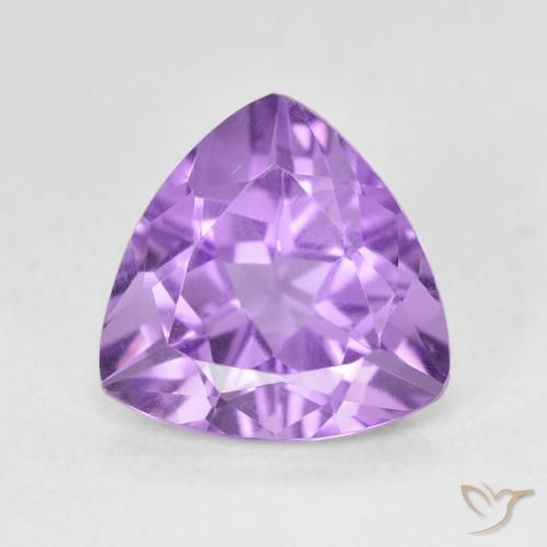 2.87ct Natürlicher Rosaig-violett Amethyst, Trillion, VVS