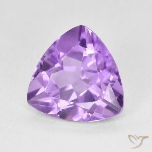 9,17 ctw natürlicher Rosaig-violett Amethyst, Trillion, VVS