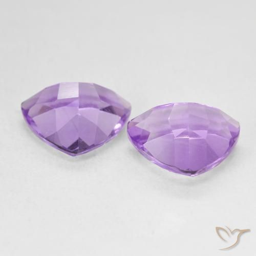 5.51 ct natürliche Mittelviolett Amethyst-Edelsteine, Trillion, VS