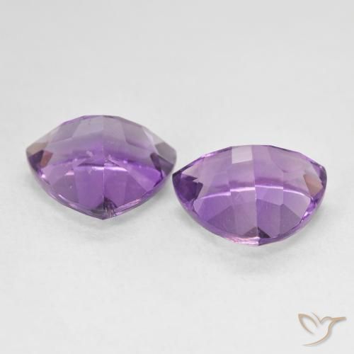5.56 ct natürliche Rosaig-violett Amethyst-Edelsteine, Trillion, VS