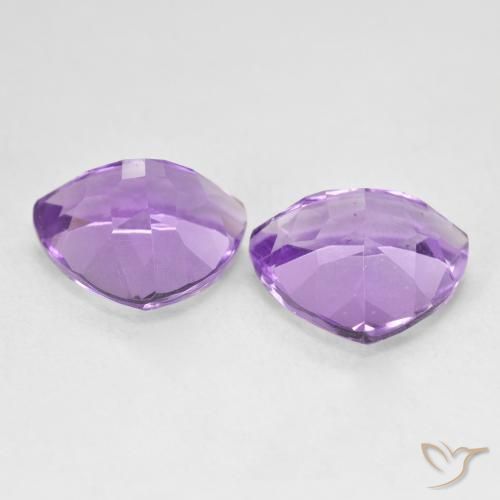 5.57 ct natürliche Mittelviolett Amethyst-Edelsteine, Trillion, VS