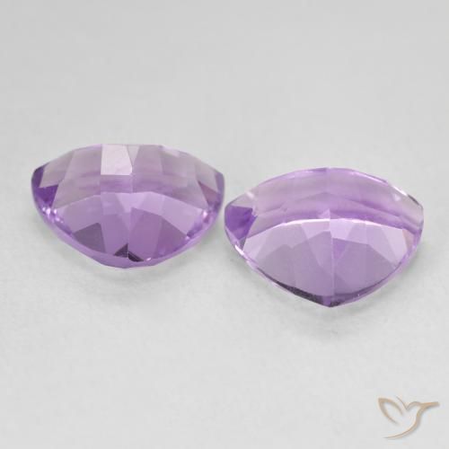 5.63 ct natürliche Tiefes Irisviolett Amethyst-Edelsteine, Trillion, VS
