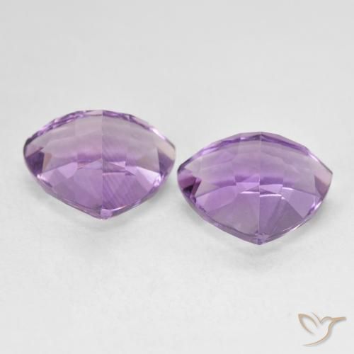 5.83 ct natürliche Mittelviolett Amethyst-Edelsteine, Trillion, VS