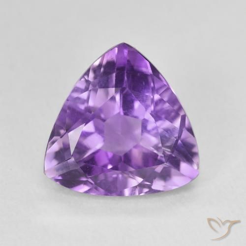 2.73ct Natürlicher tiefviolett Amethyst, Trillion, VVS-VS