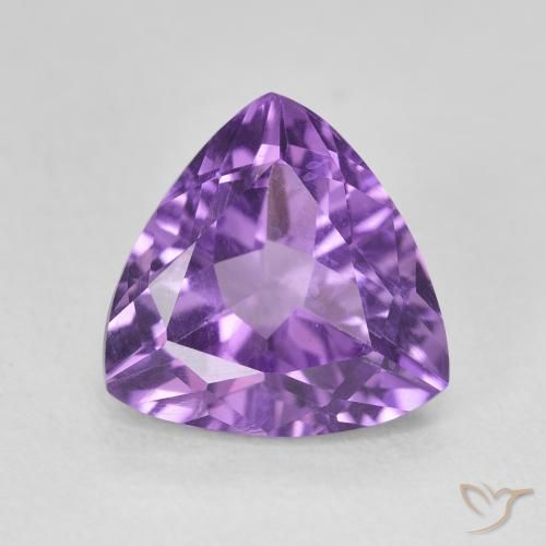 2.86ct Natürlicher tiefviolett Amethyst, Trillion, VVS-VS