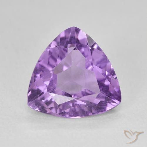 2.75ct Natürlicher Mittelviolett Amethyst, Trillion, VVS-VS