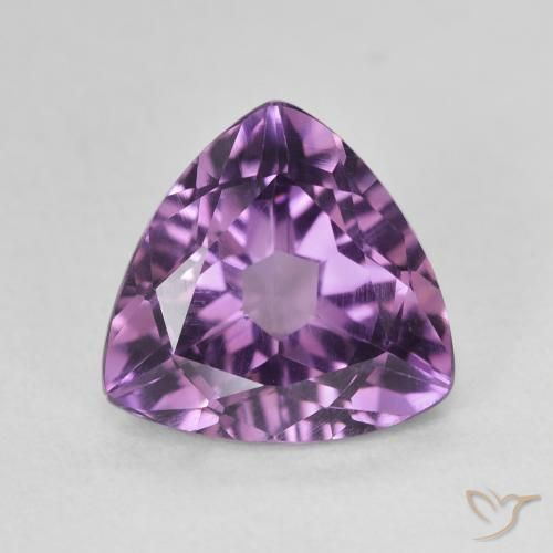 2.87ct Natürlicher Mittel Violett-Rosa Amethyst, Trillion, VVS-VS