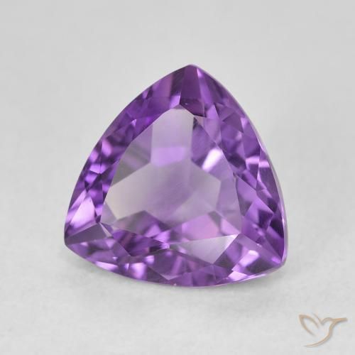 9,17 ctw natürlicher Mittelviolett Amethyst, Trillion, VVS-VS