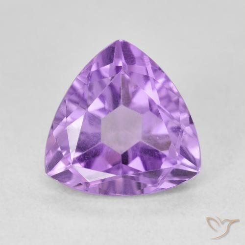 3.12ct Natürlicher Mittelviolett Amethyst, Trillion, VVS-VS