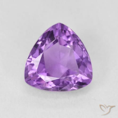 2.70ct Natürlicher Intensives Violett Amethyst, Trillion, VVS-VS